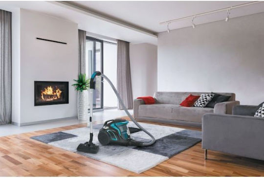 Hoover HP710PAR 011 Ηλεκτρική Σκούπα 850W με Κάδο 2lt Μαύρη