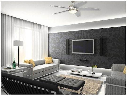 Westinghouse Bendan LED Ανεμιστήρας Οροφής 132cm με Φως Applewood