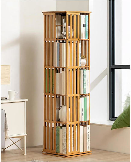 5-stufiges Regal H149x37x37cm Bambusholz