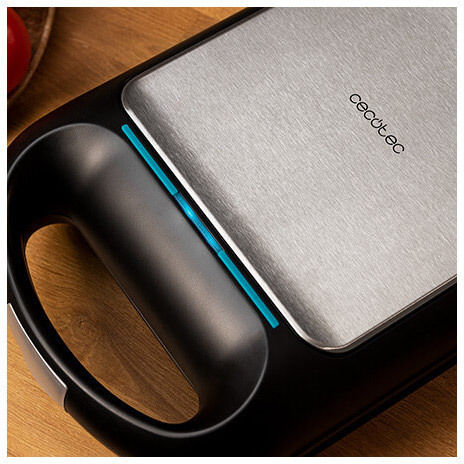Cecotec Rock´nToast Waflle Family 03200 Mașină de făcut clătite cu 4 locuri în formă dreptunghiulară 1500W