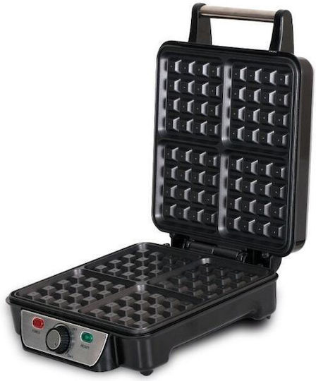 Ravanson Βαφλιέρα για Τετράγωνες Βάφλες 4 Θέσεων 1100W