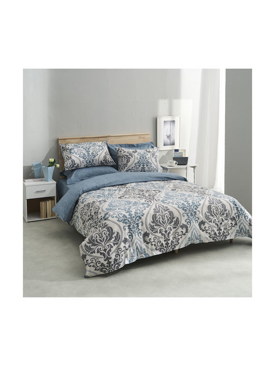 Charalambidis Textiles Pillowcase Set Blue 52x72cm.