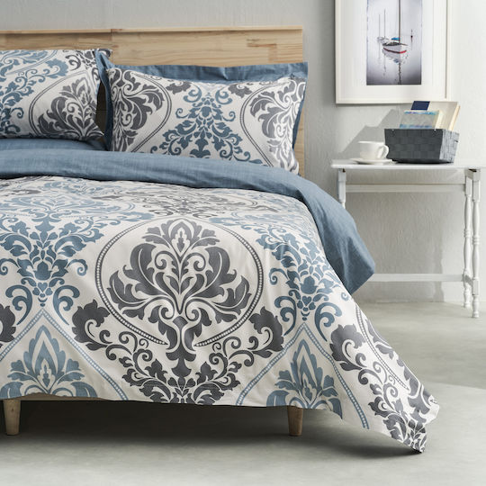 Charalambidis Textiles Σετ Μαξιλαροθήκες Μπλε 52x72εκ.