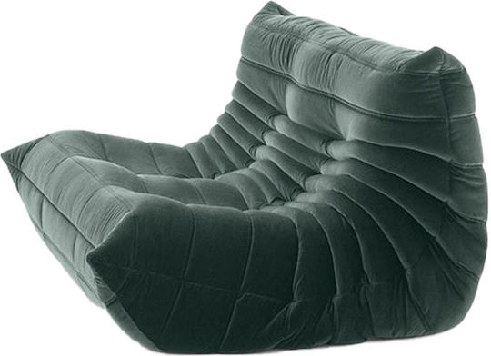 Togo Doppelsitzer Sofa Dark Green 132x102x70cm