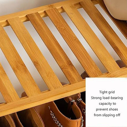 Shoe Organizer From Bamboo 68x25x71cm 36108------2 Shoe Organizer From Bamboo 68x25x71cm 36108------2