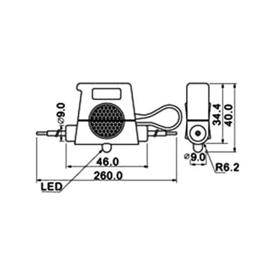 Waterproof Fuse Box Led Alarm
