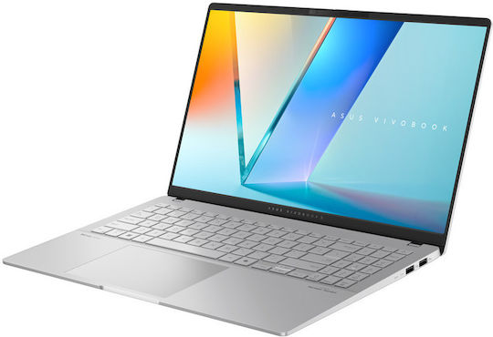 Asus VivoBook S15 S5507QA-MA112W 15.6" OLED 120Hz (Snapdragon-X Elite X1E-78-100/32GB/1TB SSD/W11 Startseite) Cool Silver (US Tastatur)