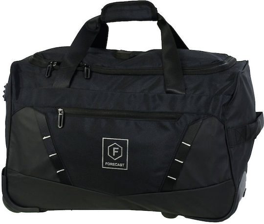 Forecast Sack Voyage Back 43lt Black with Wheels Fabric L50xW28xH31cm