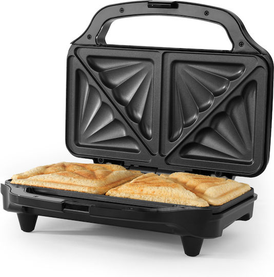 Petra Electric Sandwich Maker for 2 Sandwiches 800W Black