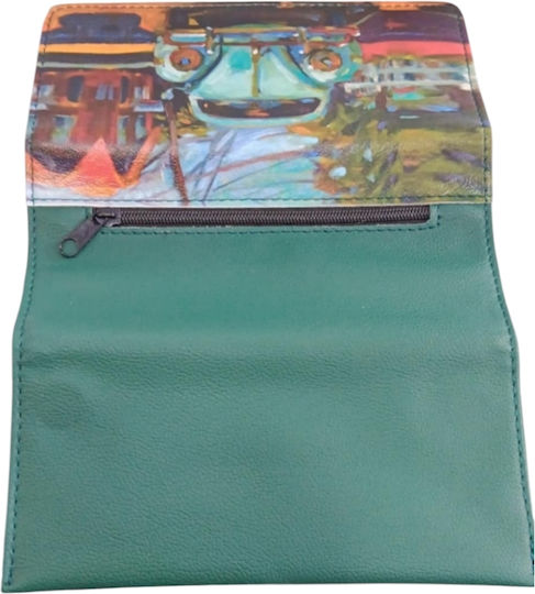 Synthetic Tobacco Pouch Kalliopisilver Green Scarab Design Kapn-30108