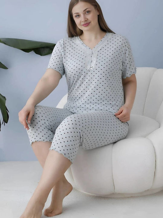 Lindros Summer Women's Pyjama Set Pistachio