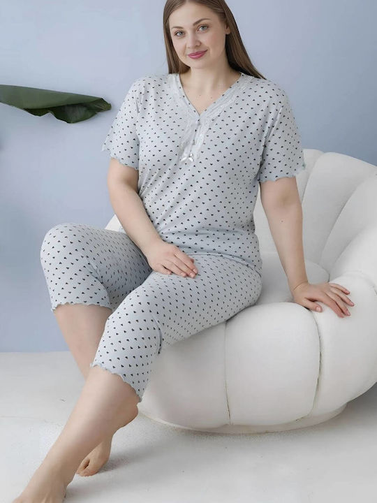 Lindros Summer Women's Pyjama Set Pistachio