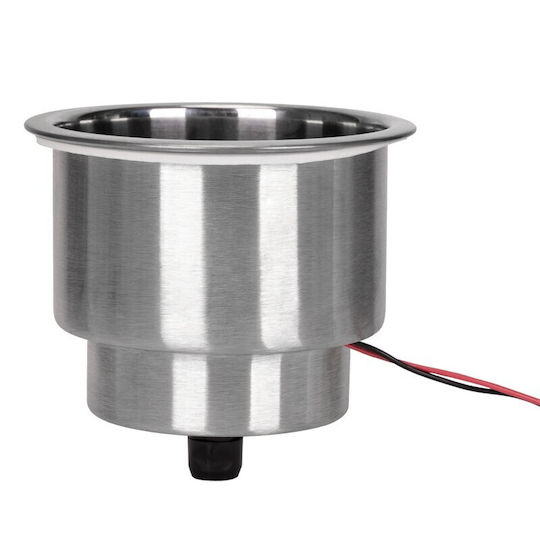 Cup Holder Recessed Light Inox 304 Interior ø90mm Y.83mm