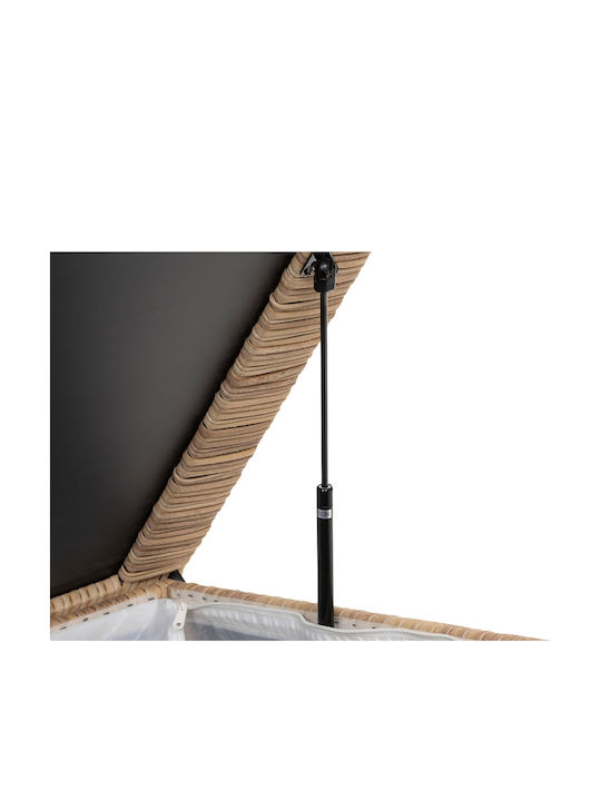 Hesperide Außenlagerbox aus Polypropylen 600Es Braun L155xB83xH73cm