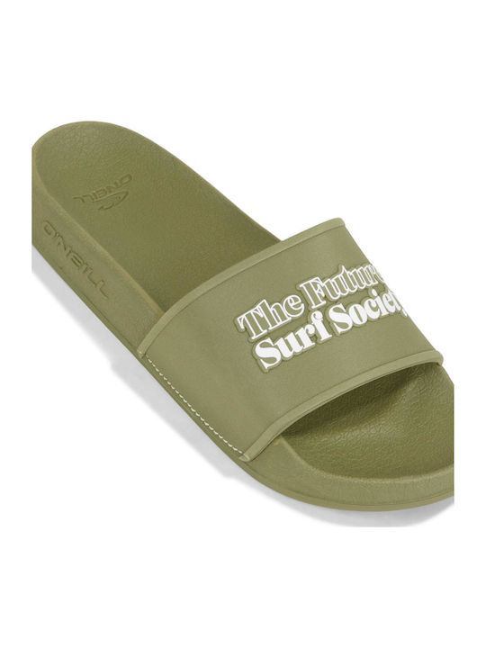 Men's Khaki Slides
