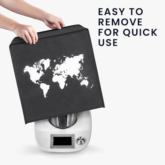 Protective Case Thermomix Tm6/tm5 Kwmobile Black White Plastic 55449.01