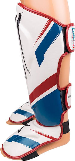 8 Weapons Shin Guards Adults White
