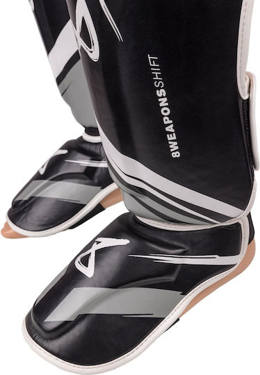8 Weapons Shin Guards Adults Black