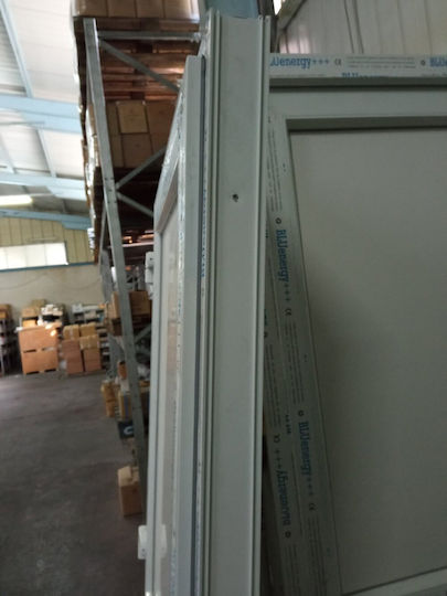 Πόρτα Pvc 75mm Πλάτος 1,0m Ύψος 2,10m Λευκή
