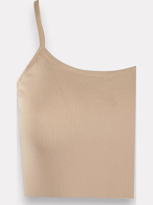 Women's Cotton T-Shirt Beige