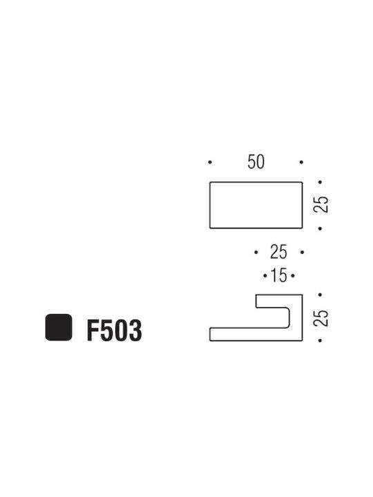 Πόμολα Επίπλων Colombo F503 Cromosat