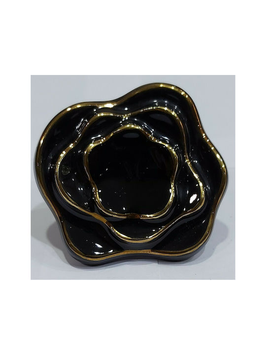 Porcelain Italian Furniture Knob Premiere 1332-oro1 Ø64 Glossy Gold Porcelain