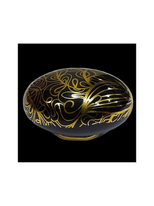 Porcelain Italian Furniture Knob Premiere 1282-oro1 Gold Glossy Porcelain