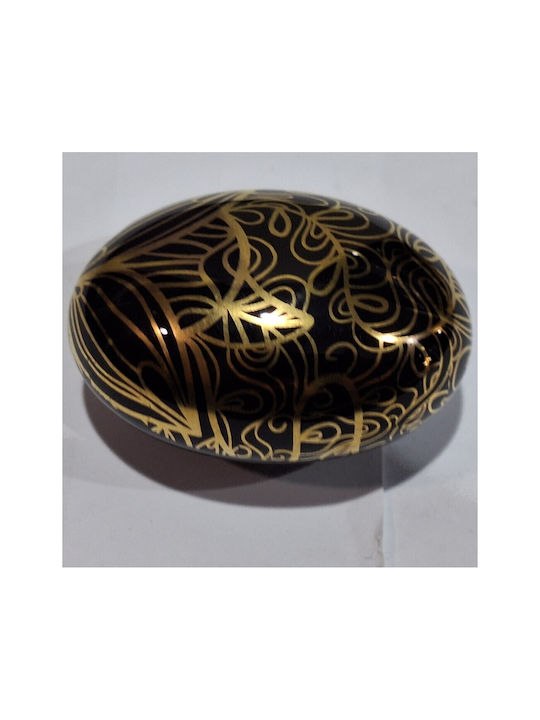 Porcelain Italian Furniture Knob Premiere 1282-oro1 Gold Glossy Porcelain