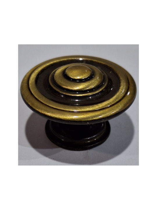 Italienisches Möbelknopf Bronze Gem 9037-000-brz1 Bronze Φ30