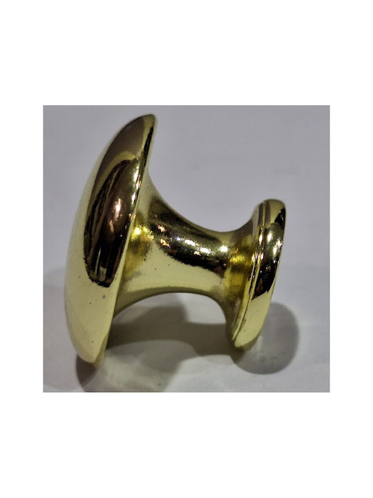 Italienischer Möbelknopf Gem 9024-000-oro1 Durchmesser 30 Gold Glänzend