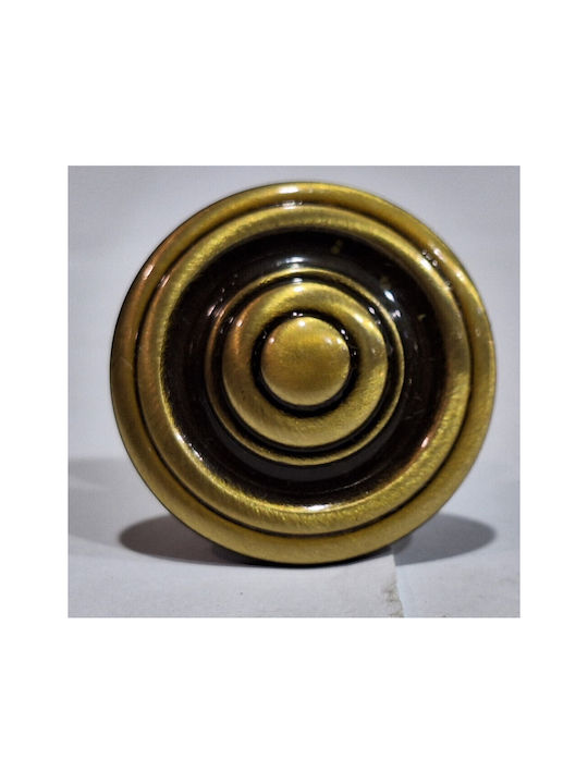 Italienisches Möbelknopf Bronze Gem 9037-000-brz1 Bronze Φ30