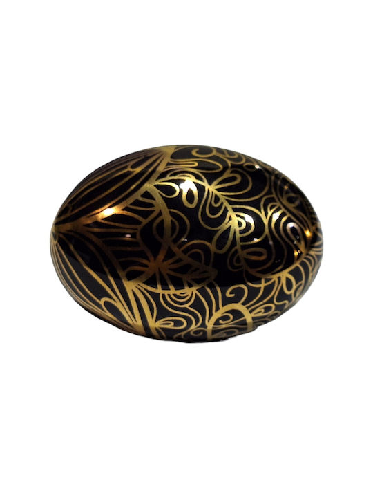 Porcelain Italian Furniture Knob Premiere 1282-oro1 Gold Glossy Porcelain