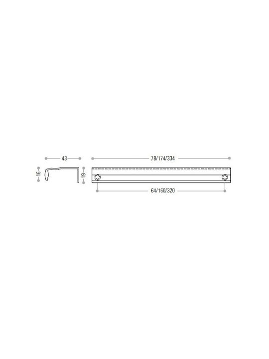 Λαβη Βιδωτη Schuco Ανθρακι 241-40010#64an 64mm