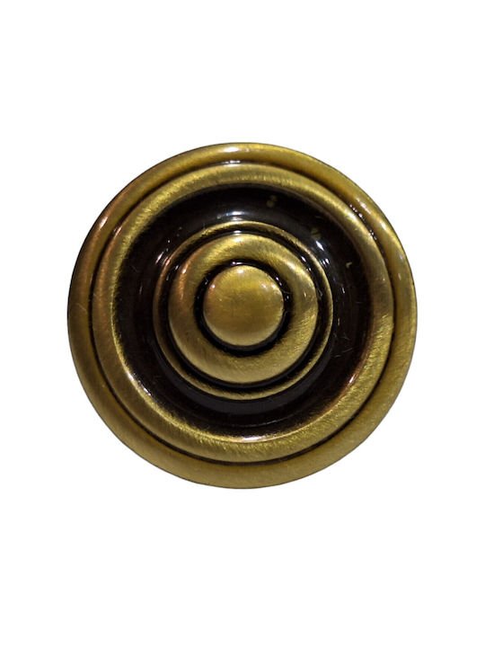 Italienisches Möbelknopf Bronze Gem 9037-000-brz1 Bronze Φ30