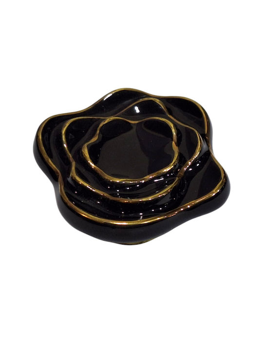 Porcelain Italian Furniture Knob Premiere 1332-oro1 Ø64 Glossy Gold Porcelain
