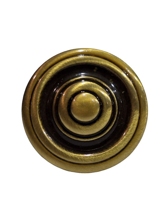 Italienisches Möbelknopf Bronze Gem 9037-000-brz1 Bronze Φ30