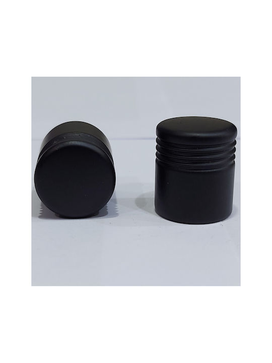 Black Italian Furniture Knob Eureka 11417-000-20a1 Black Matt D.20