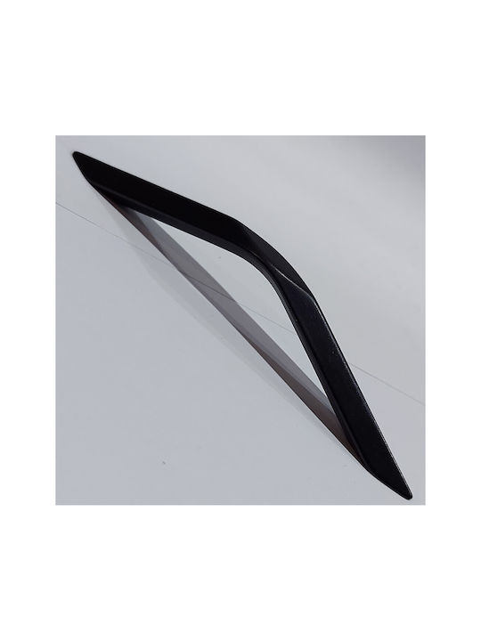 Italian Furniture Handle Eureka 11683-096-roz1 Black Matte Size 9.6cm