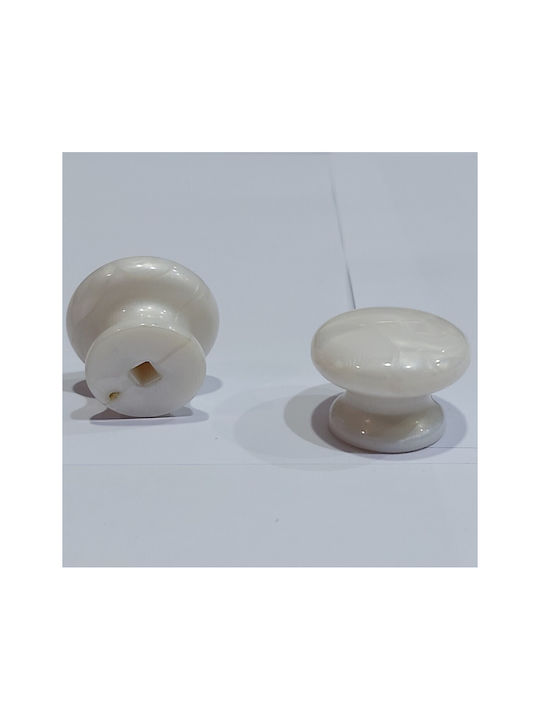 Italian Furniture Knob Eureka 11552-000-mab1 Plastic Dimensions D.29