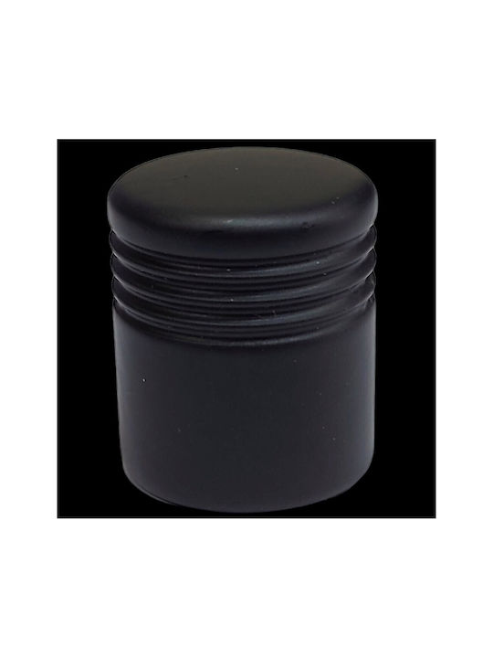 Black Italian Furniture Knob Eureka 11417-000-20a1 Black Matt D.20