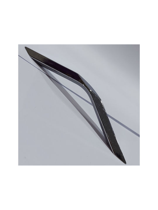 Italian Furniture Handle Eureka 11682-096-roz1 Chrome Glossy Size 9.6cm