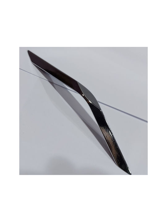 Italian Furniture Handle Eureka 11682-096-roz1 Chrome Glossy Size 9.6cm
