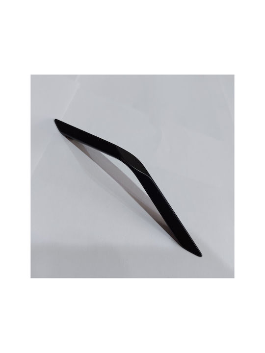 Italian Furniture Handle Eureka 11683-096-roz1 Black Matte Size 9.6cm
