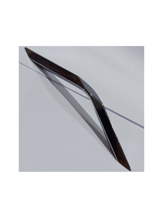 Italian Furniture Handle Eureka 11682-096-roz1 Chrome Glossy Size 9.6cm