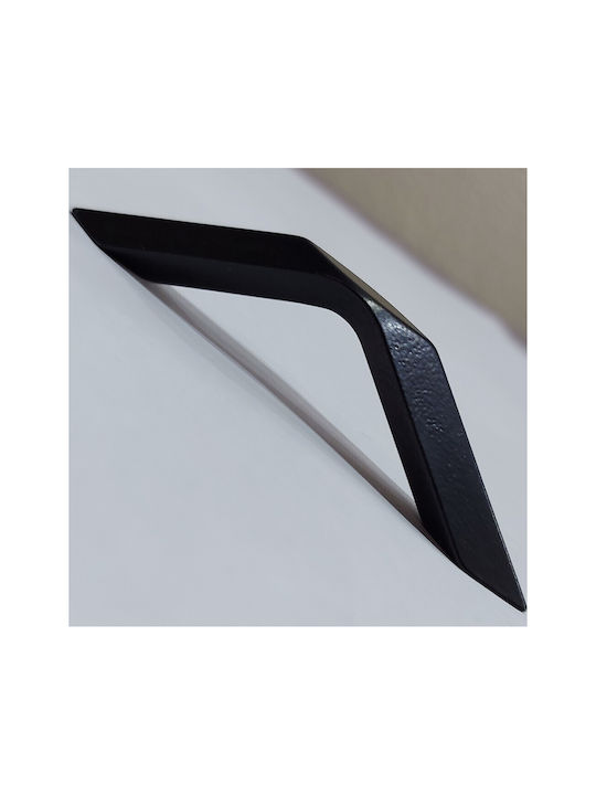 Italian Furniture Handle Eureka 11688-064-roz1 Black Matte Size 6.4cm