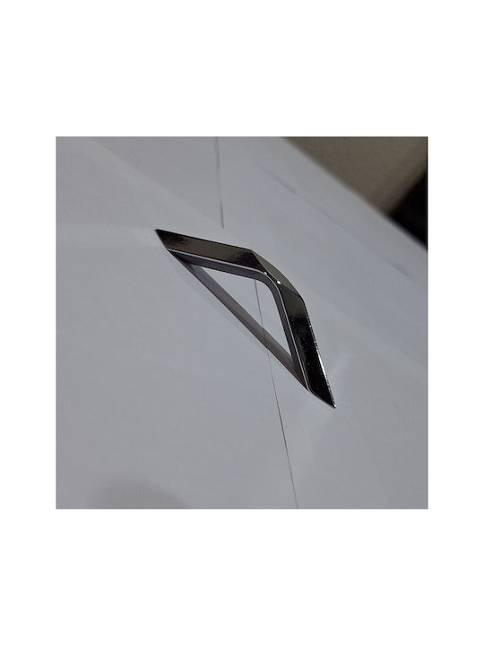 Italian Furniture Handle Eureka 11689-064-roz1 Chrome Glossy Size 6.4cm