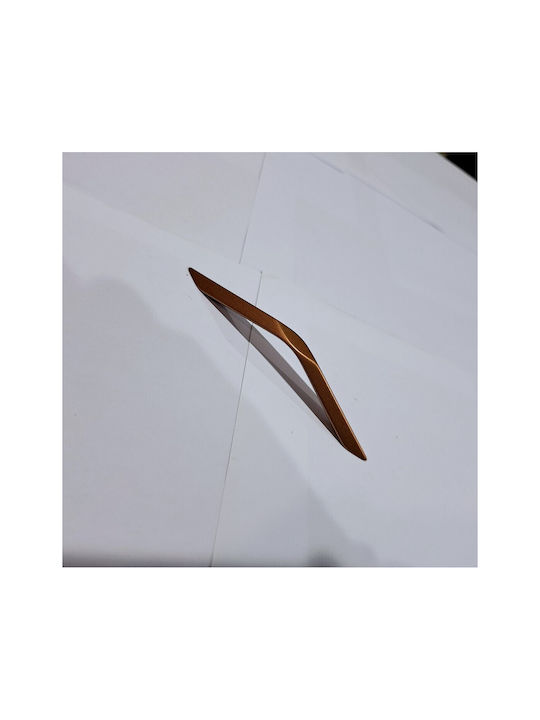 Italian Furniture Handle Eureka 11681-096-roz1 Copper Dimension 9.6cm