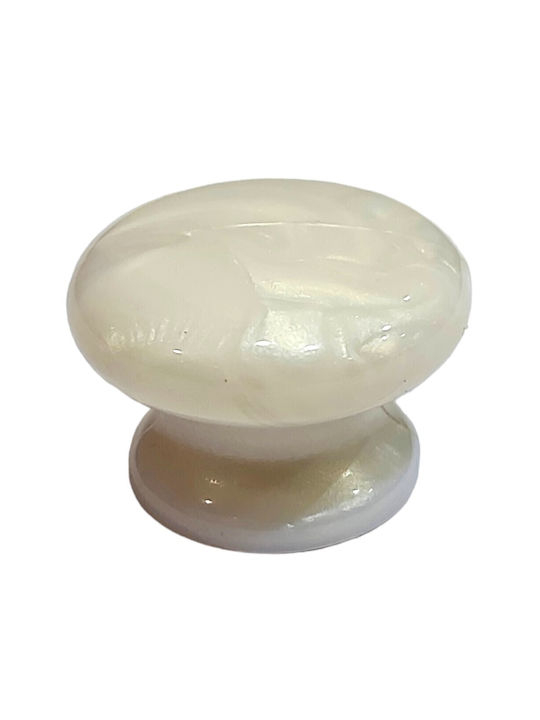 Italian Furniture Knob Eureka 11552-000-mab1 Plastic Dimensions D.29