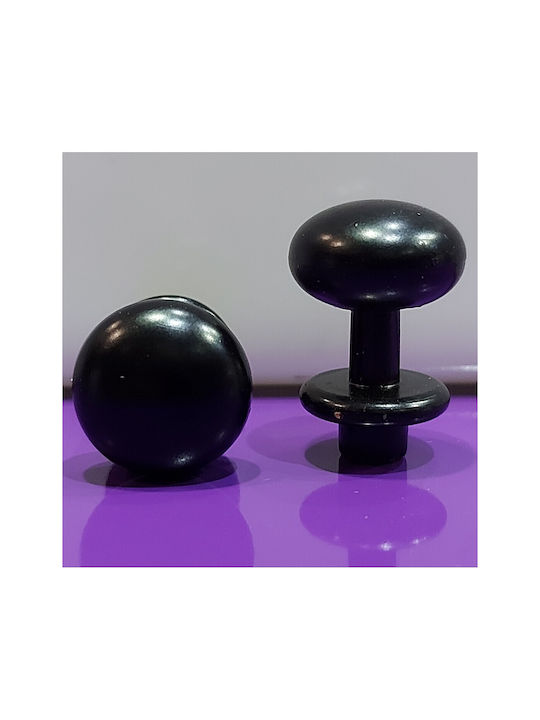 Buton Italian Pentru Mobilier Eureka 11698-000-acc1 Negru Mat Φ.16 Buton Italian Pentru Mobilier Eureka 11698-000-acc1 Negru Mat Φ.16