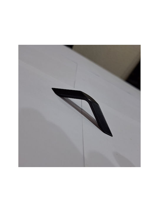 Italian Furniture Handle Eureka 11688-064-roz1 Black Matte Size 6.4cm